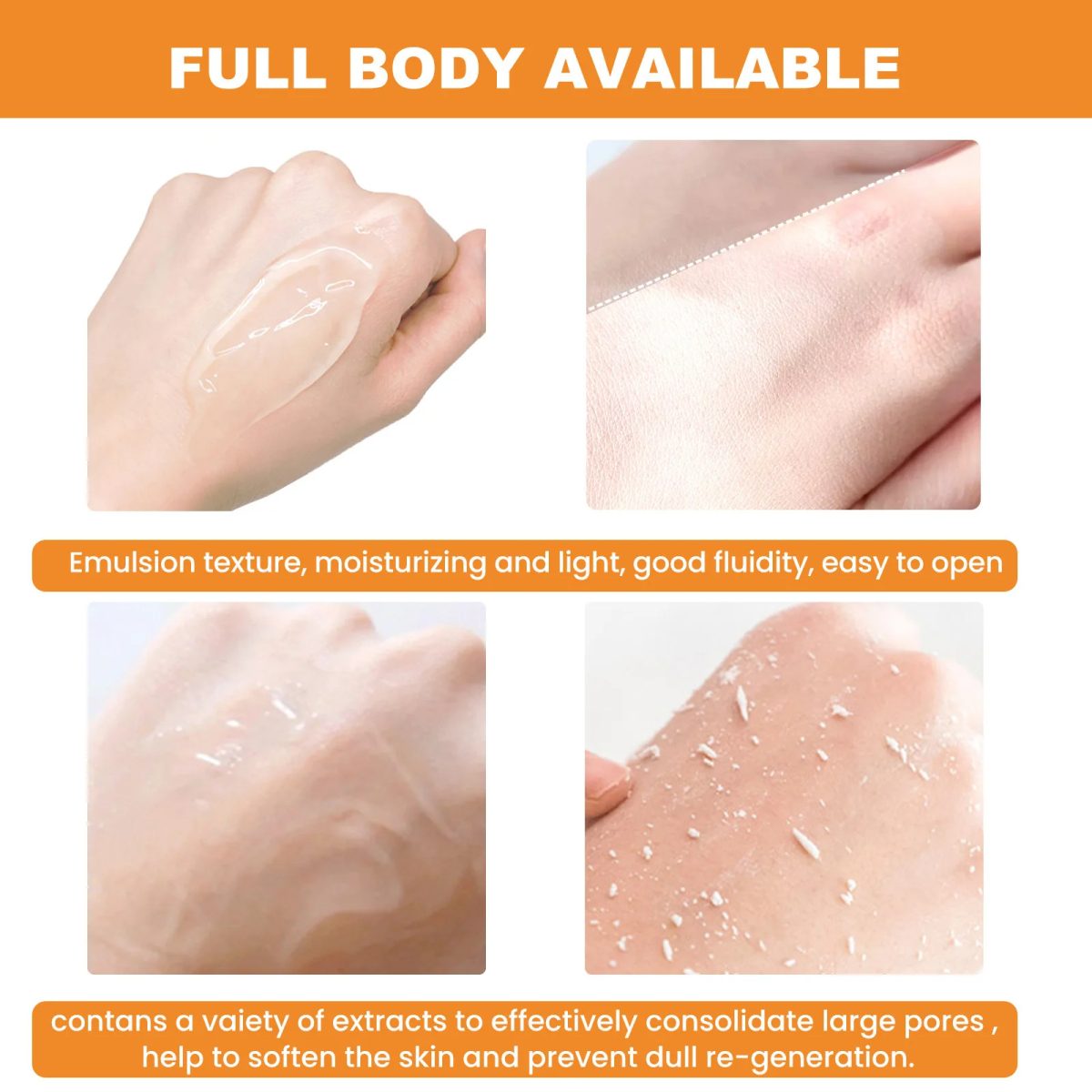 ORANGE EXFOLIATING WHITENING GEL ORANGE EXFOLIATING WHITENING GEL